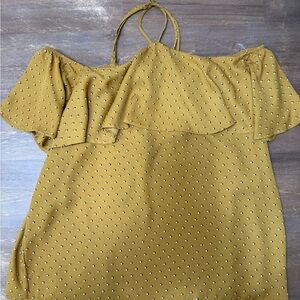 Maurice’s off shoulder shirt.